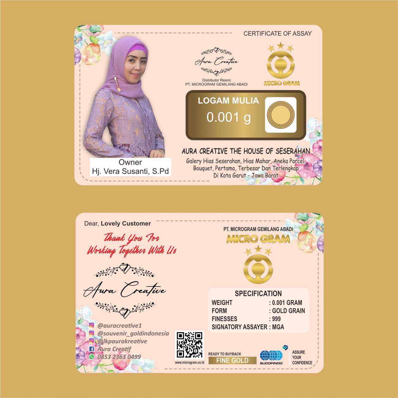 Aura Creative The House 0,001 G Spesial